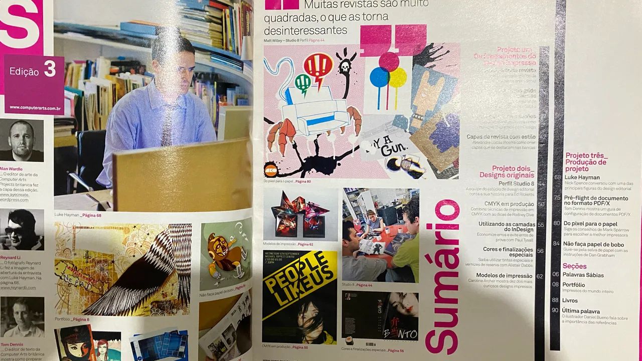 Revista Computer Arts Brasil Projects ? Ed. 3 ? Impressão - Foto 4