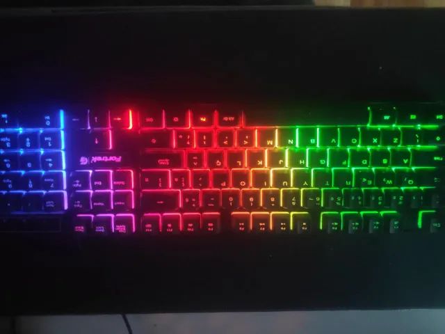 Teclado Fortrek Blackfire RGB Rainbow - Foto 3