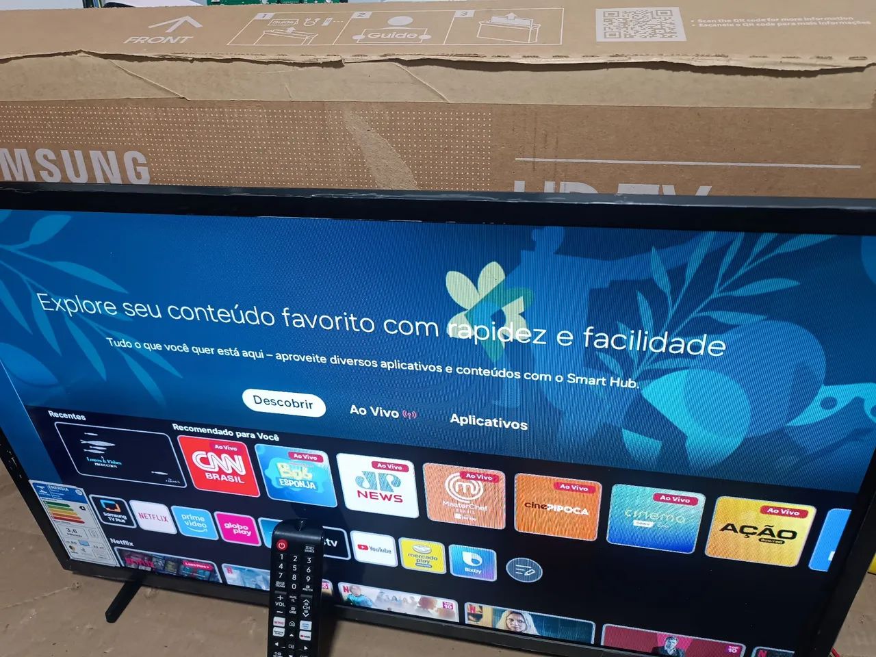Smart tv Samsung 32" polegadas nova na caixa  - Foto 2