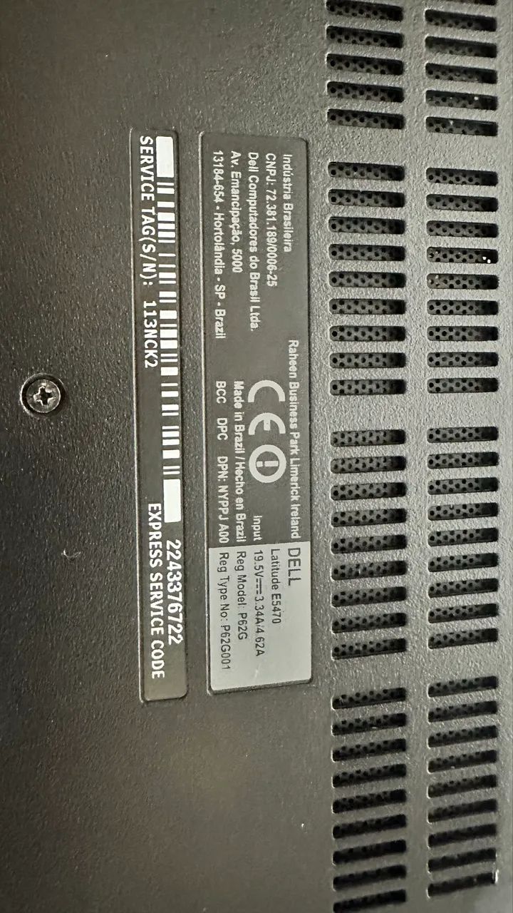 Notebook Dell - i5 de 6ª Geração - 8Gb - com Biometria - Foto 4