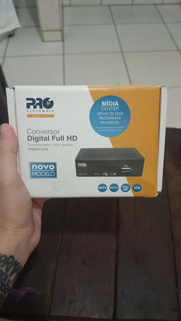 Conversor digital Full HD novo  - Foto 5