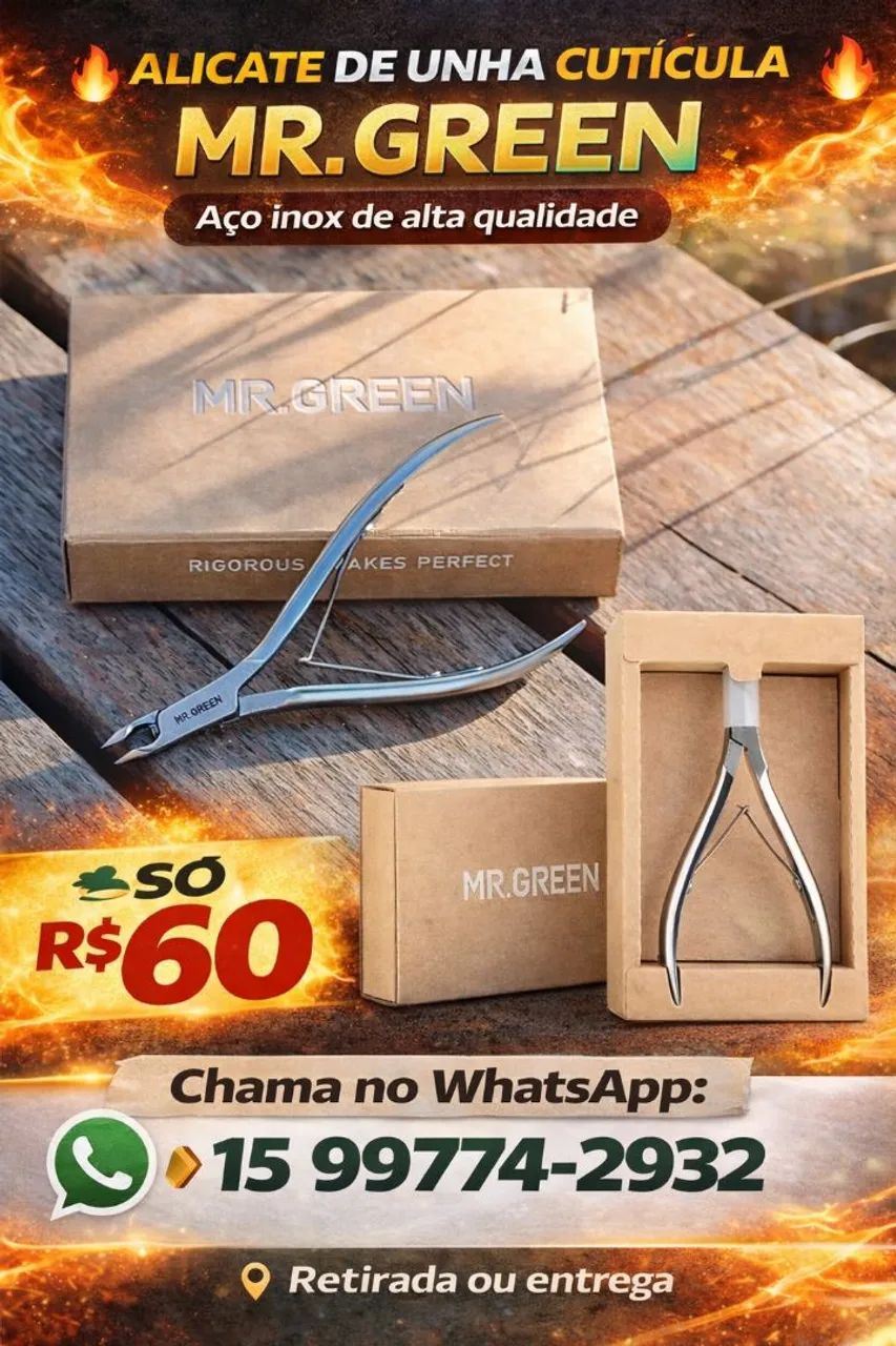 Alicate Unha Mr Green Promoção Sorocaba 