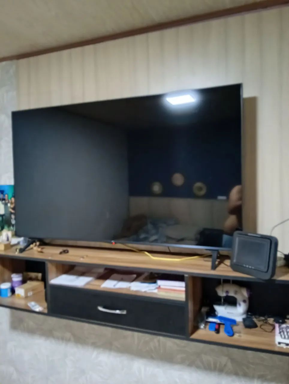 Vendo Tv 60 + Painel com Rack completo  - Foto 2