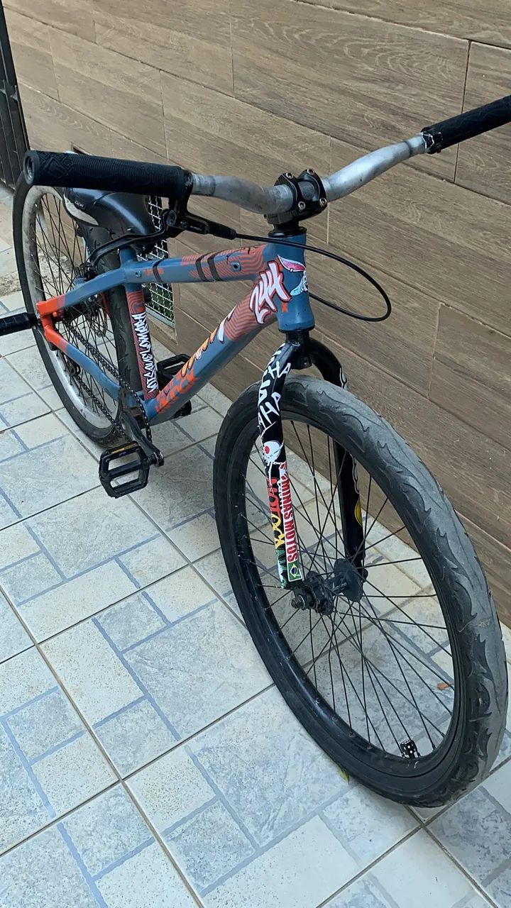 Bicicleta viking aro 26 montada - Foto 3