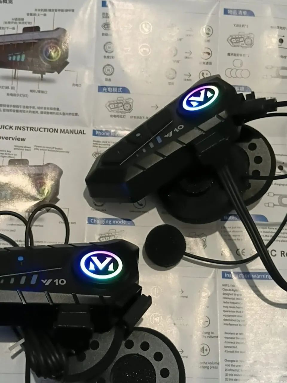 HeadsetBlutooth para Capacete V10