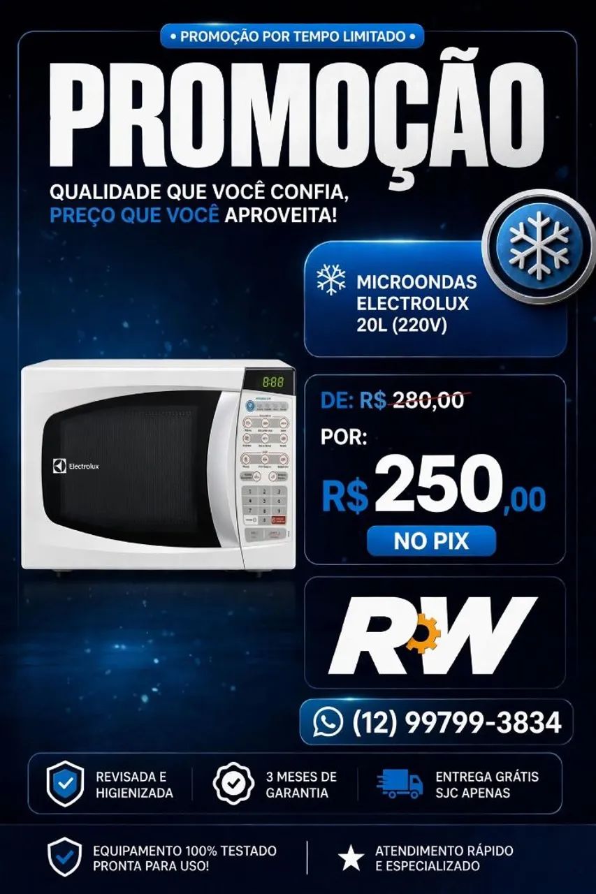 Microondas Electrolux 20 litros (220V)