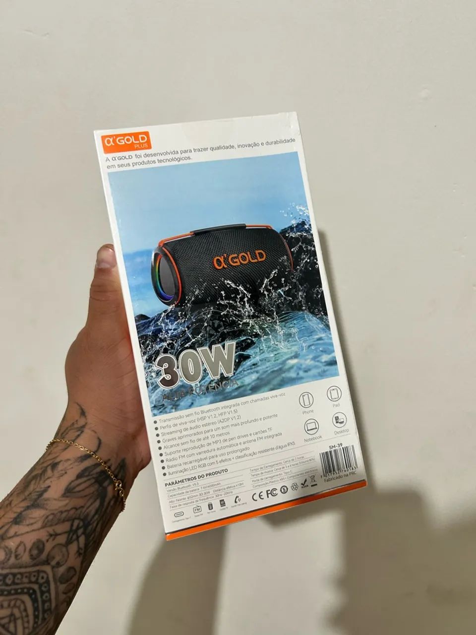 CAIXA DE SOM PORTÁTIL 30W - Foto 2