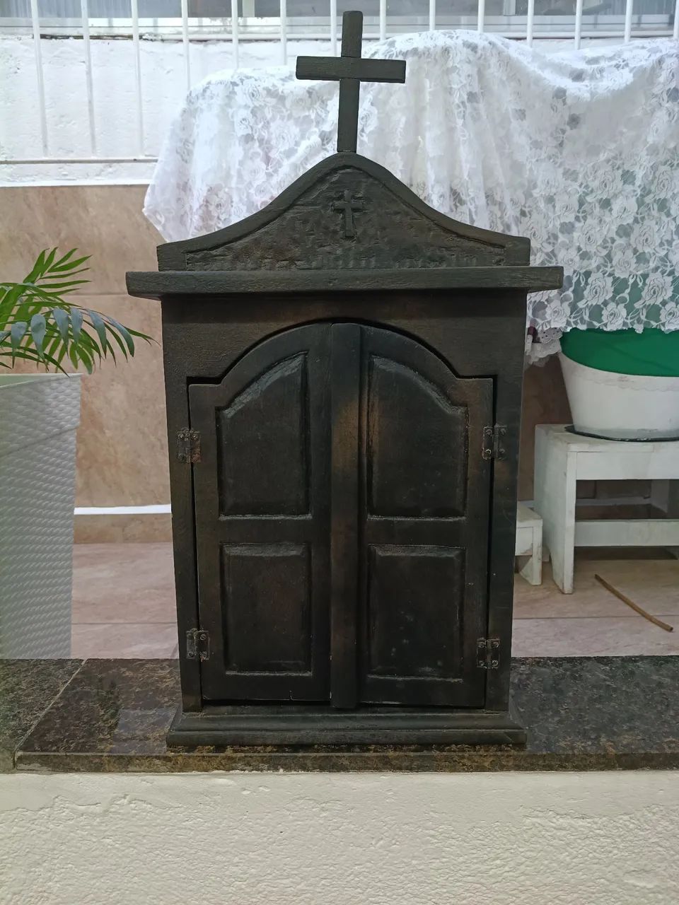 Oratório em madeira século XlX - Foto 2