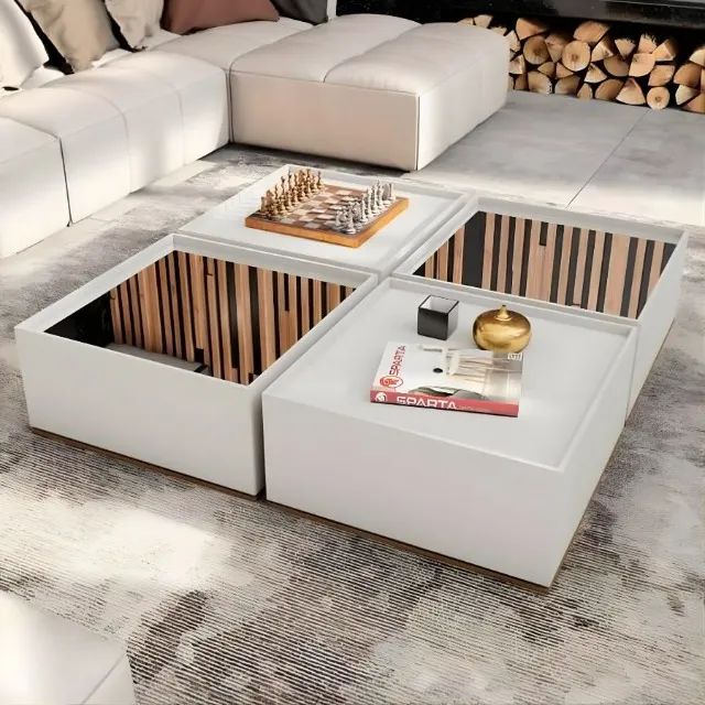 Mesa De Centro Megara Dividimos Em Até 10x Sem Juros