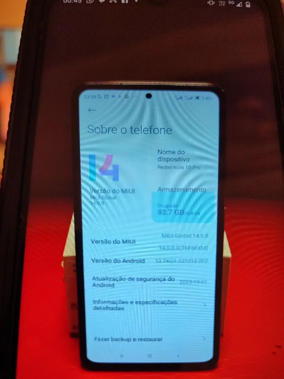 Redimi note 10 pro excelentes condições câmera 108 mega - Foto 4