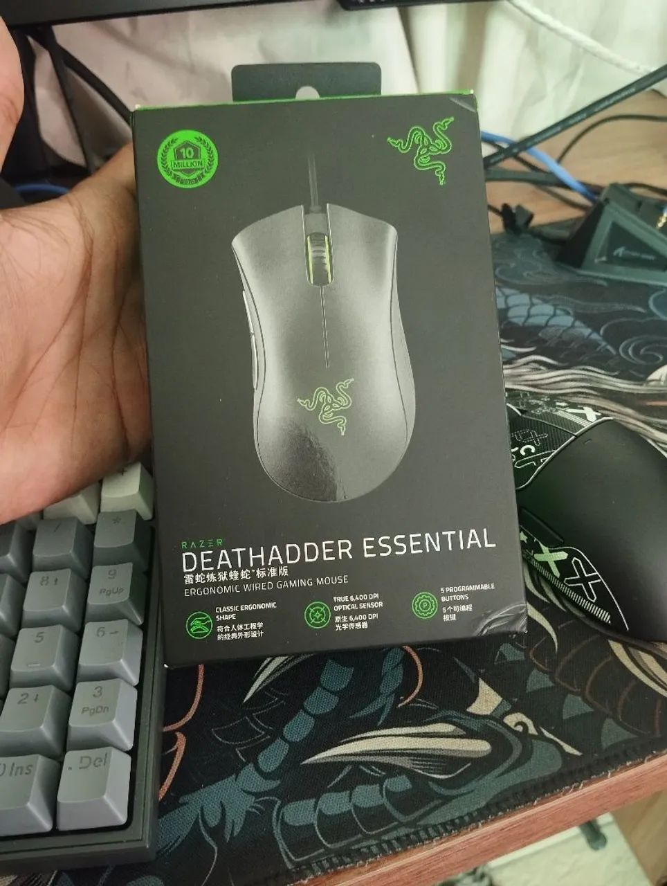 Mouse Razer Deathadder Essential (usado) - Foto 2