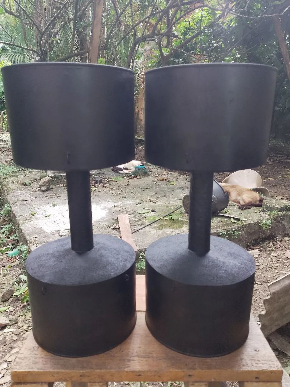 HALTERES de latas fixo 13kg