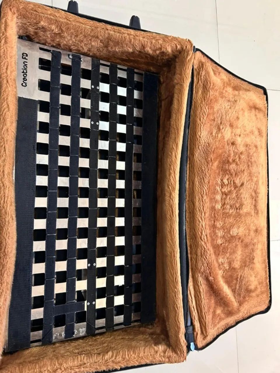 Pedalboard Creation CFD Premium Inox 70x40 - Estrutura Profissional - Foto 6