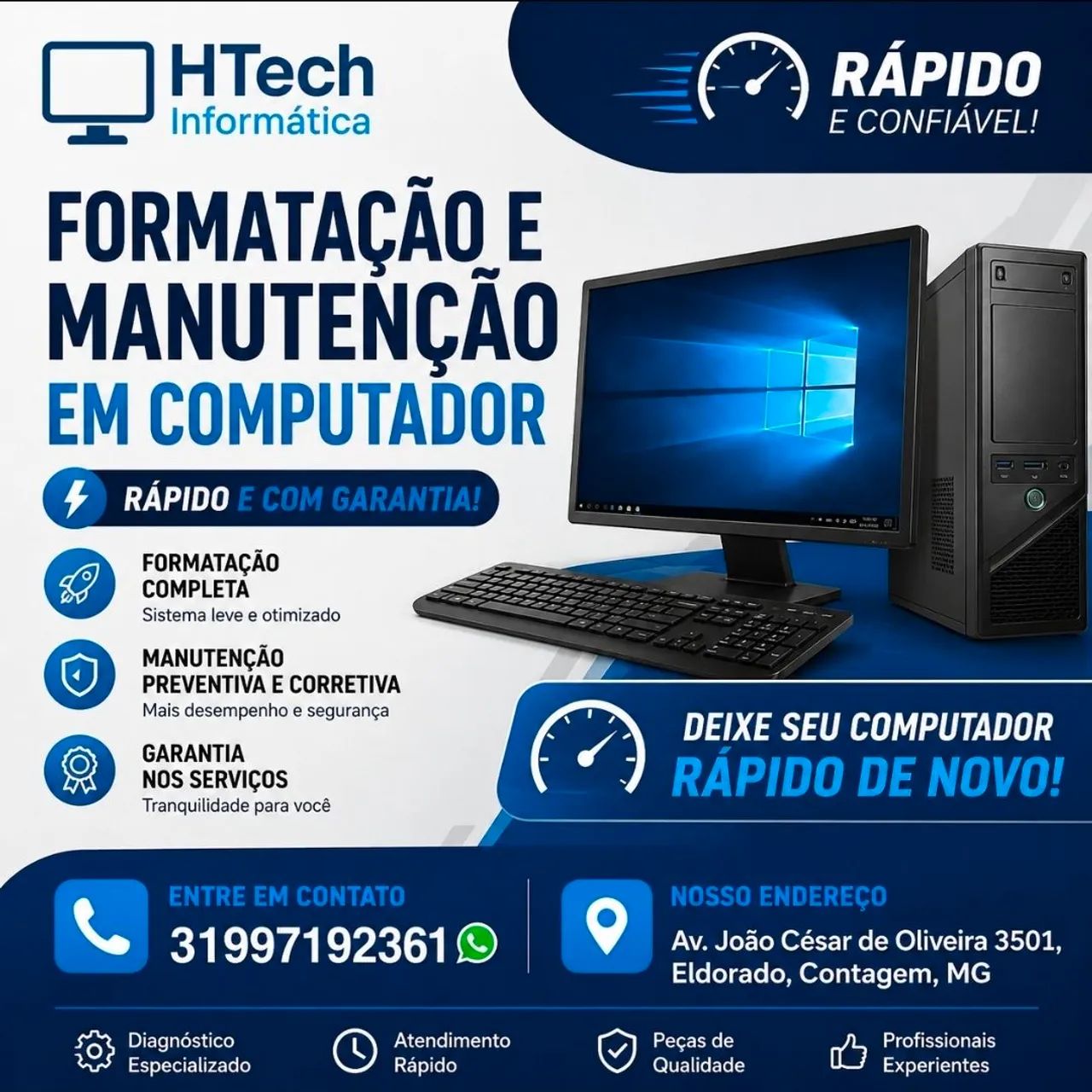 Manutenção em Computadores e Notebooks