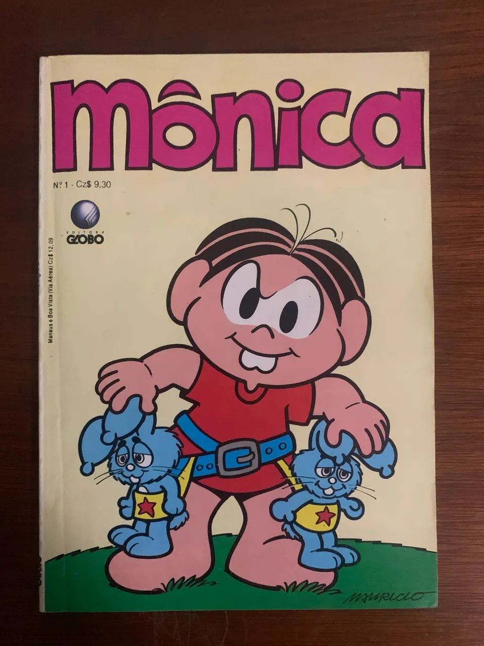 Gibi da Mônica n*1 Editora Globo 1987