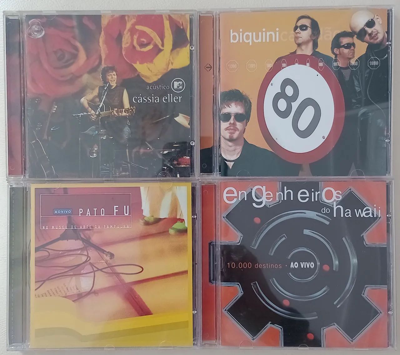 LOTE 8 CDs NACIONAIS 