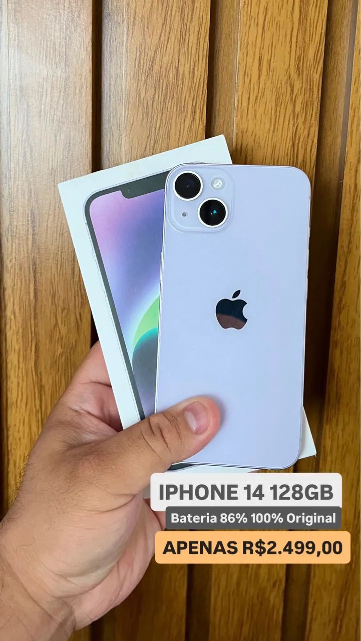 iPhone 14 128Gb o mais novo do Brasil
