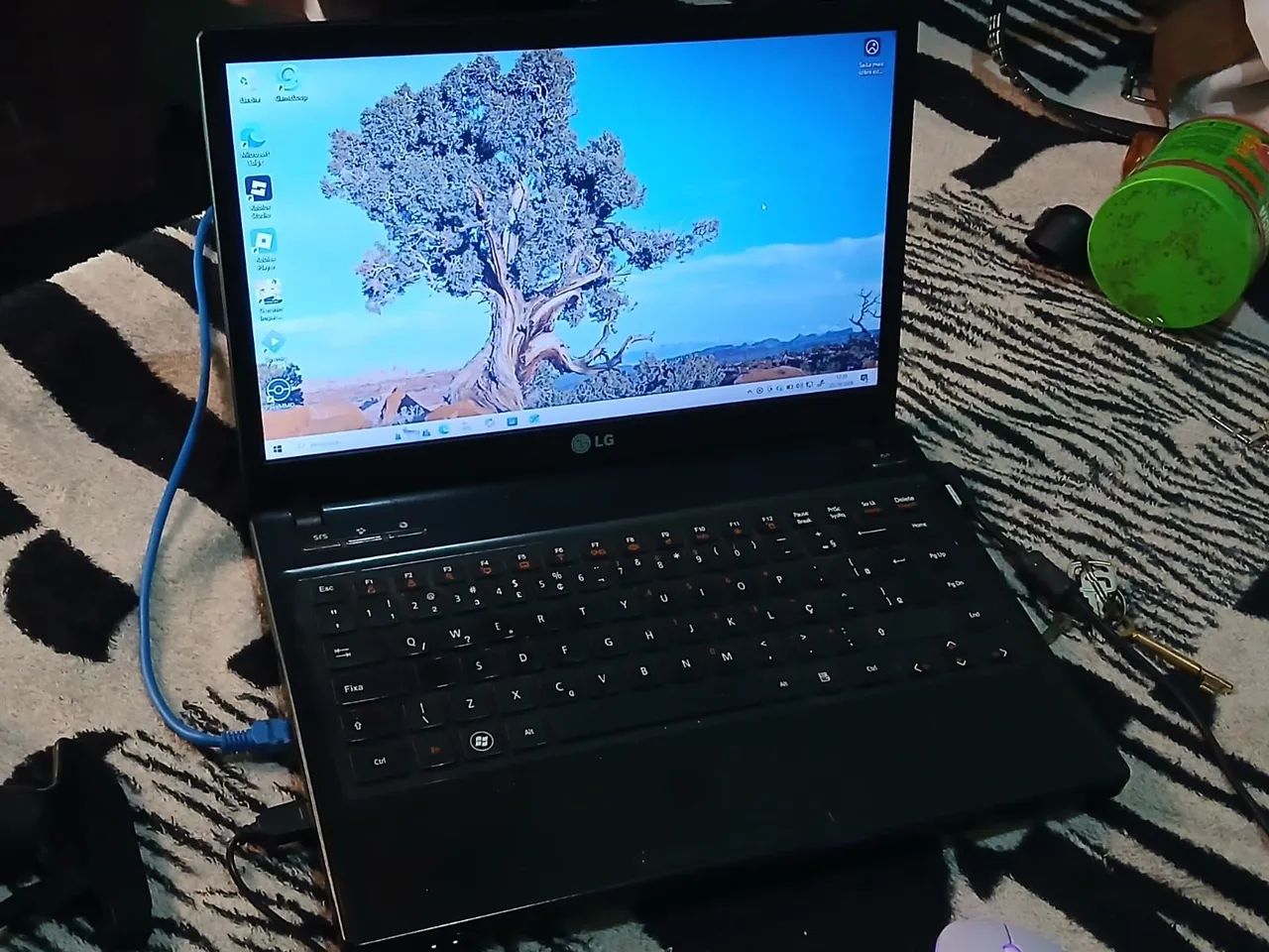 Notebook LG N460 + Teclado B-Max + Mouse Inova<br>