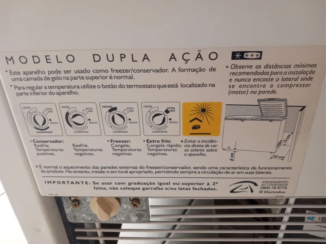 Freezer Electrolux H300 - Foto 6