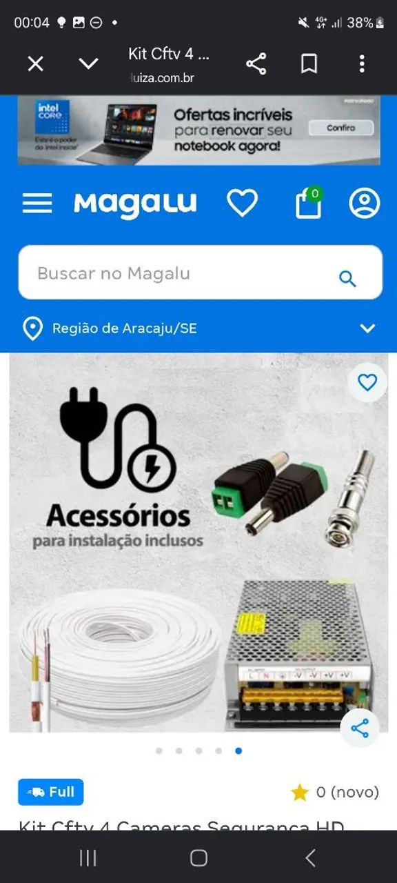Kit completo câmeras Intelbras  - Foto 3