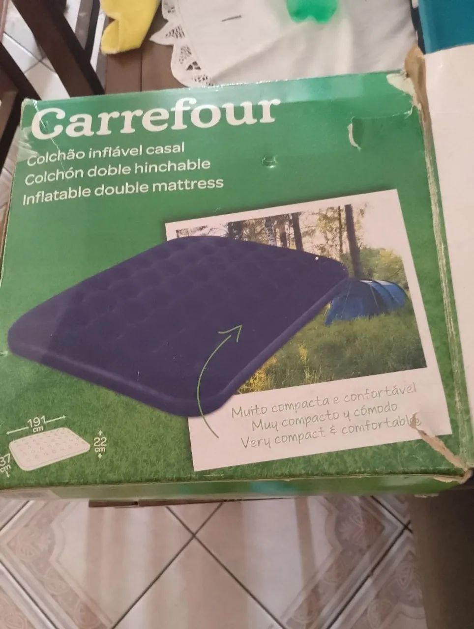 Colchão de casal inflável  - Foto 2