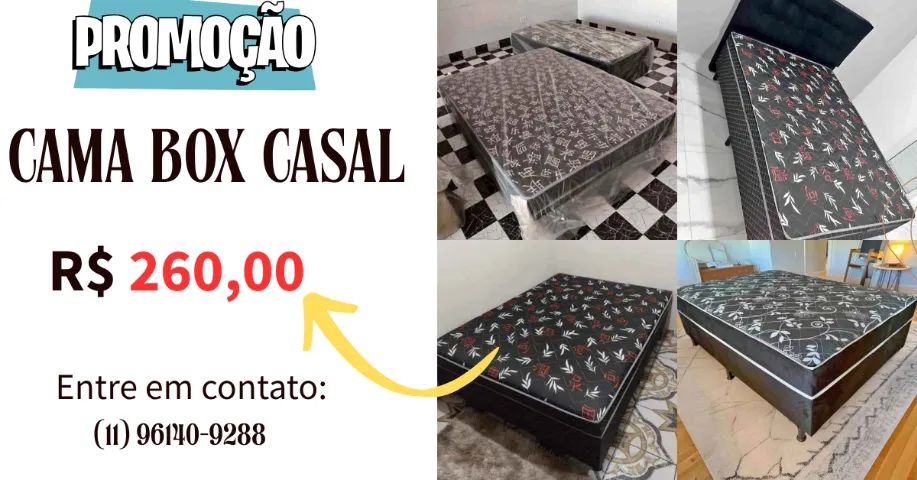 cama box casal 