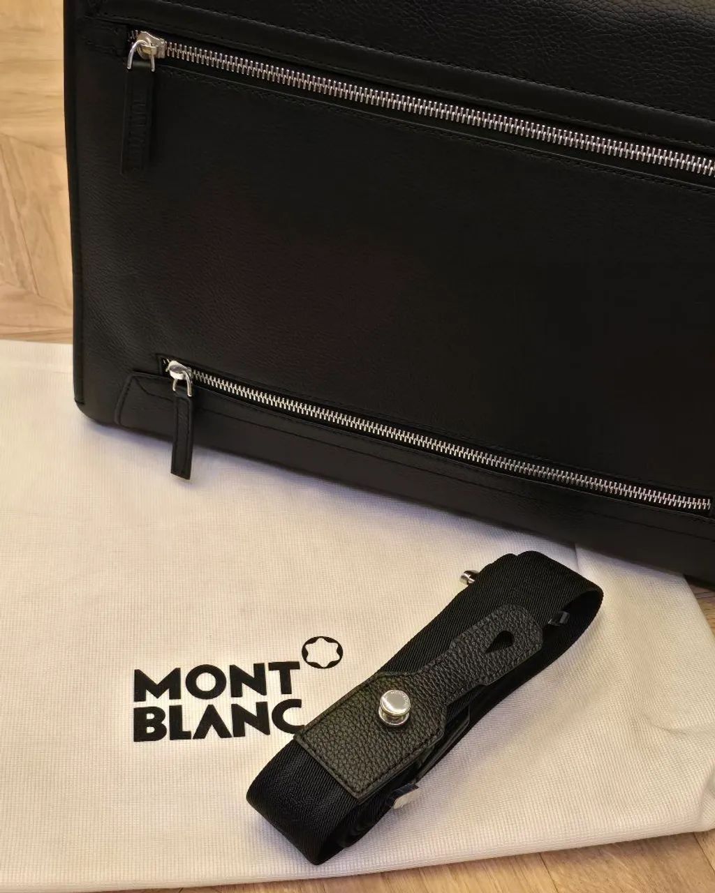 PASTA MONTBLANC COM CERTIFICADO DE GARANTIA MEISTERSTUCK SOFT GRAIN - COURO  - Foto 3