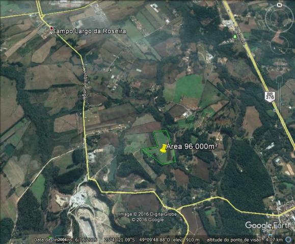 Área à venda, 95261 m² por r$ 1.294.000,00 - campo largo da roseira - são josé dos pinhais - Foto 3