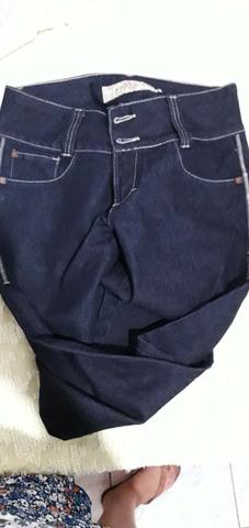 Calça Jeans Preta Feminina