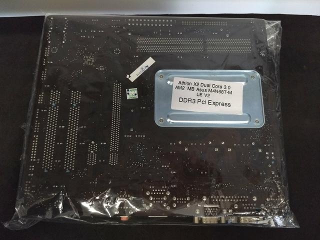 Kit placa mãe Athlon X2 dual Core 3.0ghz AM2 MB ASUS M4N68T-M - Foto 3