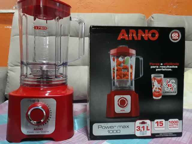 Liquidificador Arno Power Max 1000 Personalizado 3.1 Litros Novo Zerado na Caixa