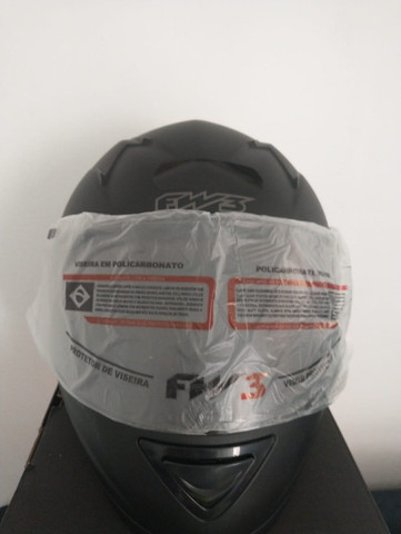 Capacete Top FW3 Classic Premium (viseira extra fumê) - Foto 5