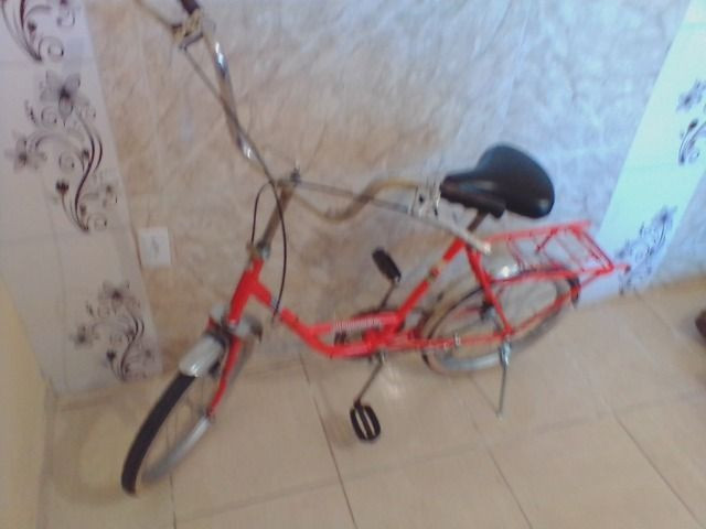 Bicicleta antiga monareta ole 70 laranja - Foto 4