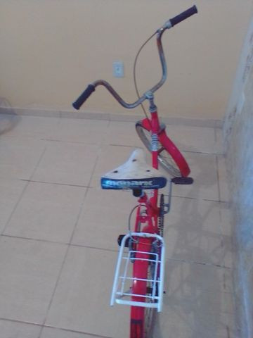 Bicicleta antiga monareta ole 70 vermelha - Foto 2