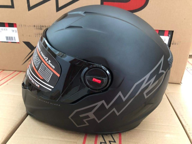Capacete Top FW3 Classic Premium (viseira extra fumê) - Foto 15