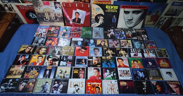 Elvis Presley super coleção cds dvds lps vinil rock