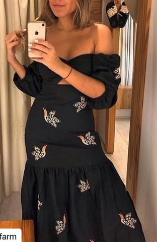 Vestido midi Farm - Foto 2