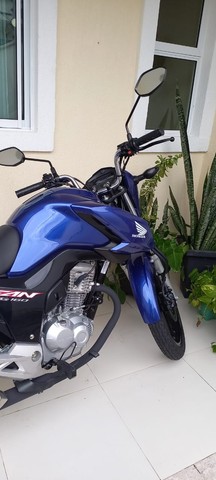 Moto Honda CG Fan 160 Azul