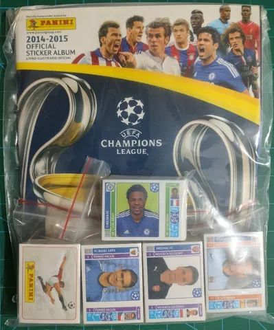 Álbum Champions League 2014-2015 - Capa Normal - Completo - Figurinhas Soltas.