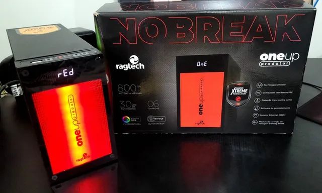 Nobreak Gamer 800VA Senoidal p/ Videogame Console PC Ragtech Predator