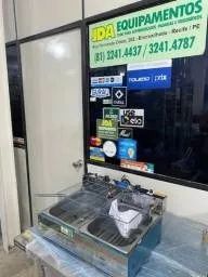 Fritador industrial 2 cubas - restaurantes - marca venâncio 