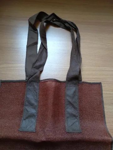 bolsa praia tecido de tela - Foto 2
