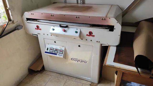 Prensa pneumática Goppo 1,20 x 0,80cm para sublimação 