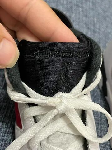 Tênis Air Jordan 6 Carmine Infantil 100% Original - Foto 6