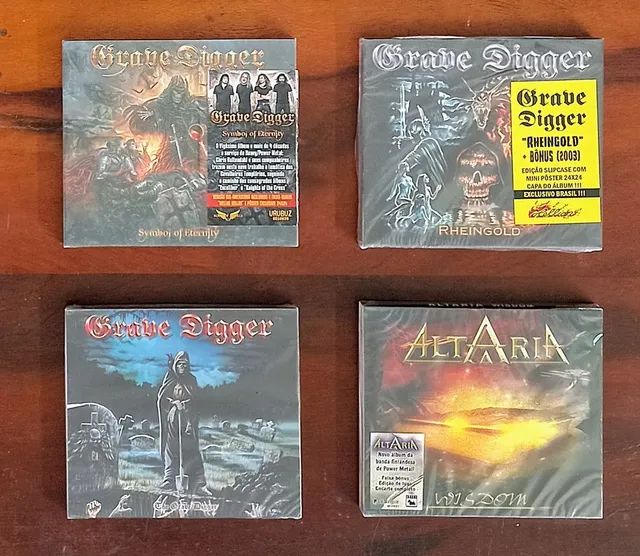 CDs lacrados Grave Digger Altaria