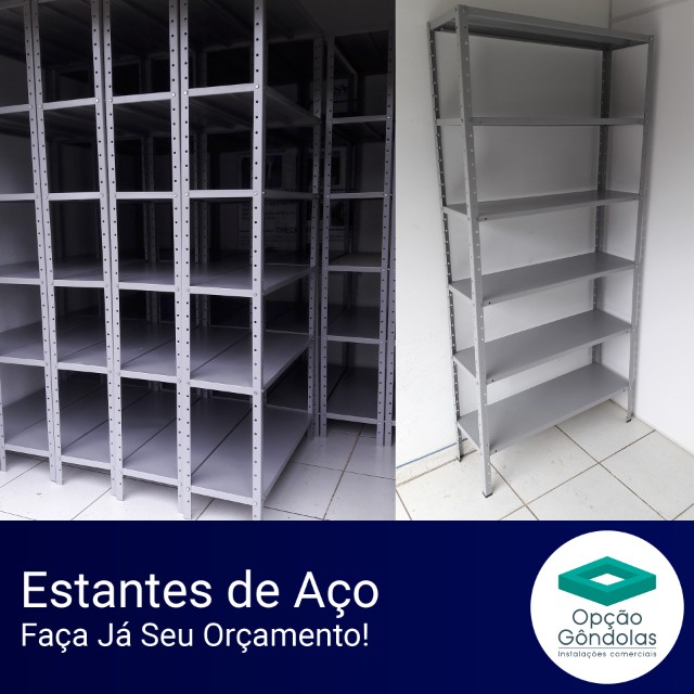 Estantes de Aço Material Novo | A Pronta Entrega - Foto 2