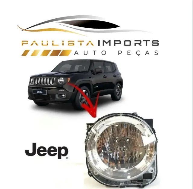Farol Jeep Renegade 2015 2016 2017 2018 2019 2020 ( Novo )