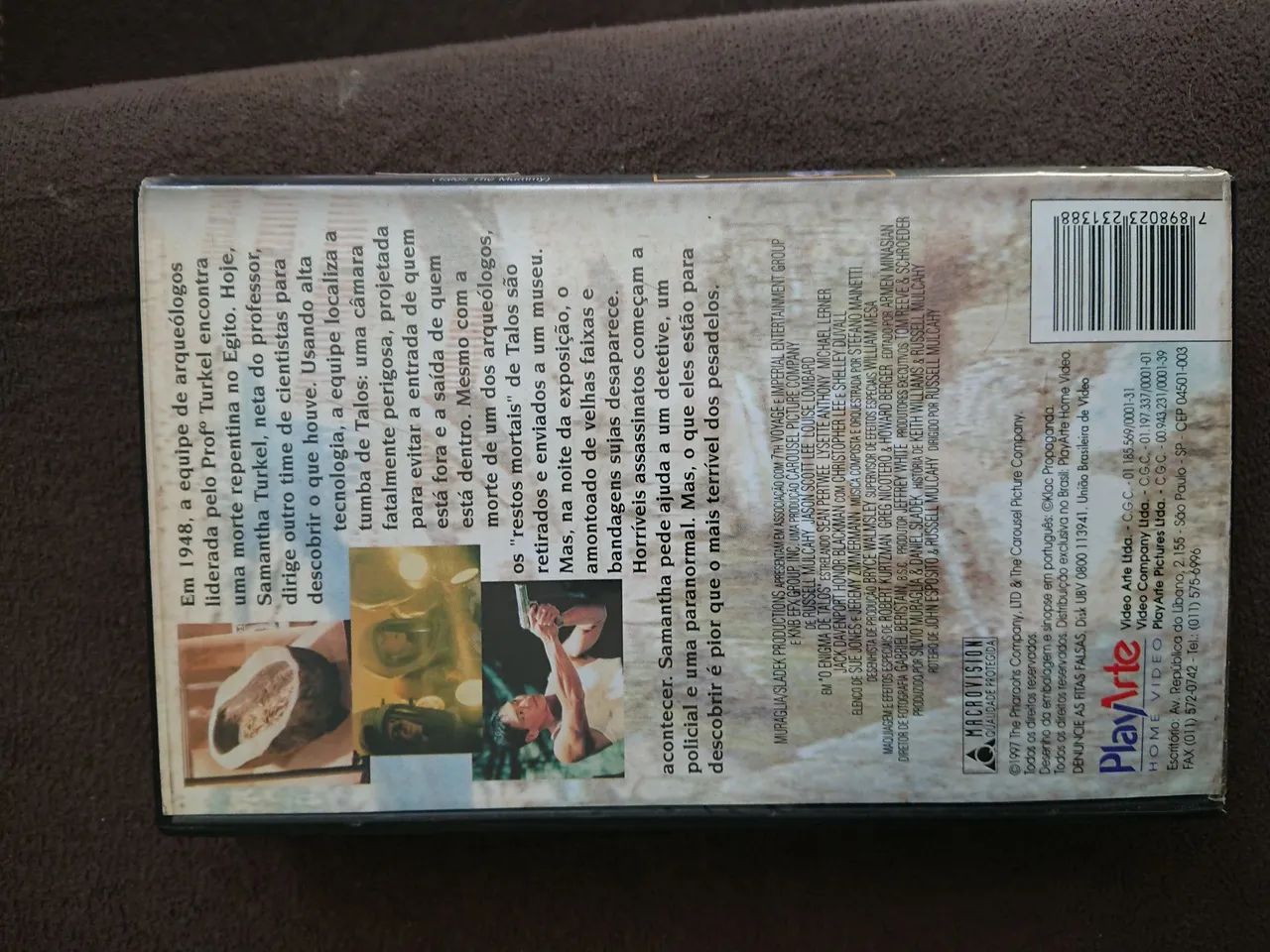 Vhs fita cassete Enigma de Talos original - Foto 3
