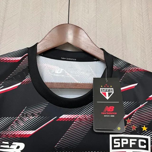 Camisa São Paulo Treino 24/25 Masculina Roupas Esportivas