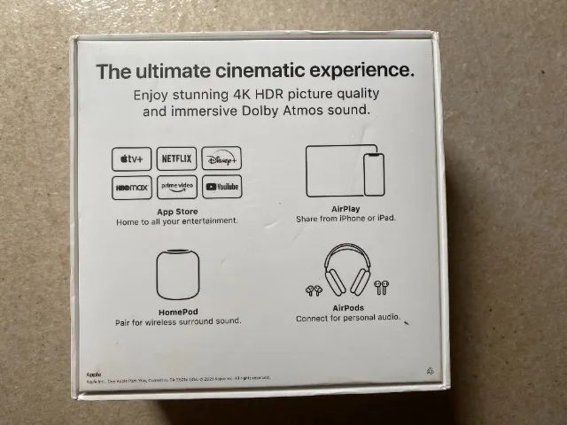 Apple TV 4K (2nd geração) 64GB - A2169 - Foto 3